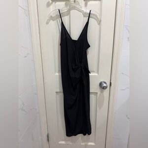 H&m knot detail midi dress